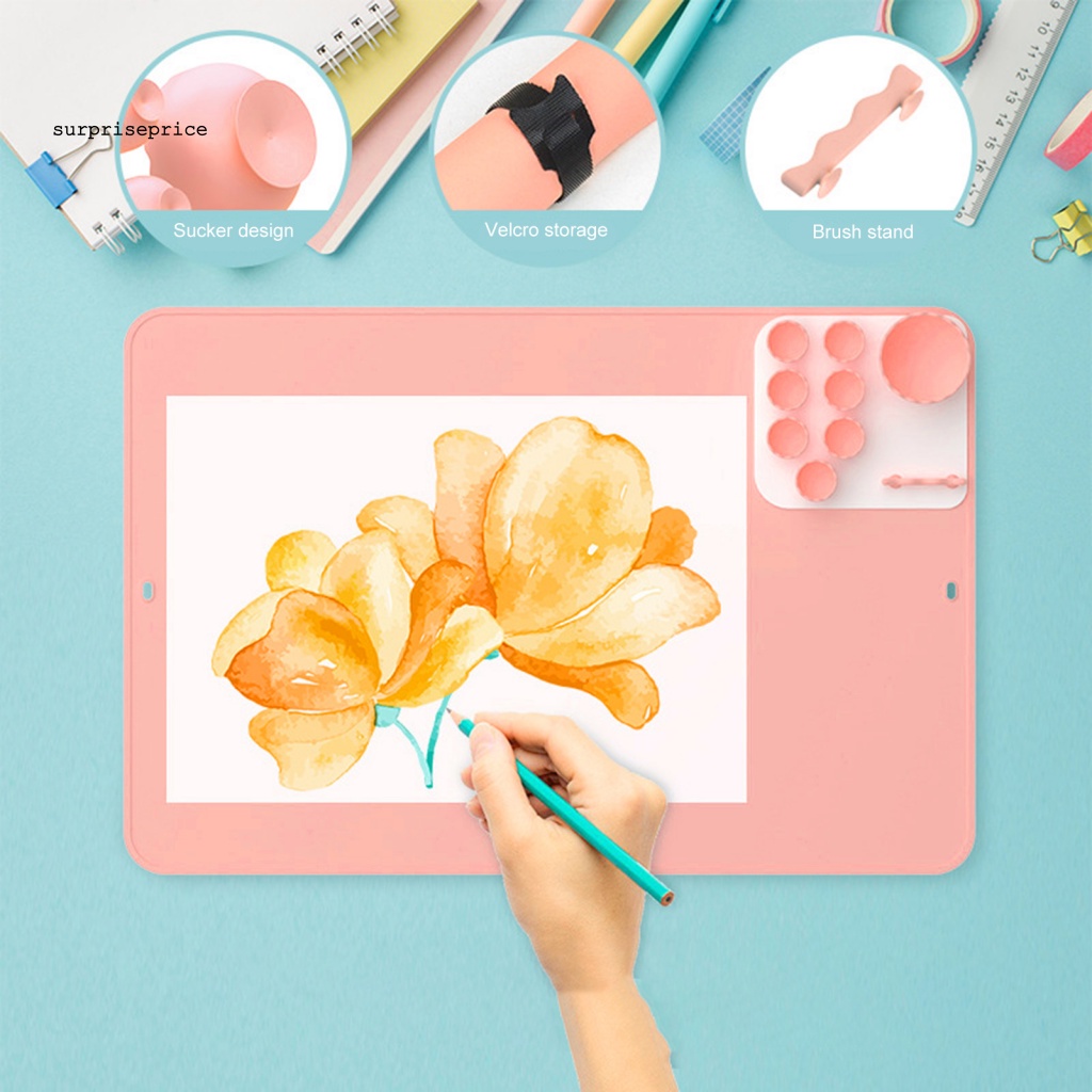 Thảm Pha Màu Vẽ Tranh Hình Chữ Nhật Có Thể Tái Sử Dụng