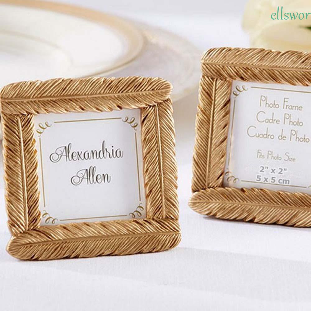 Khung Ảnh Hình Lông Vũ Tự Làm Thủ Công|Phụ Kiện Để Bàn Trang Trí Tiệc Tùng