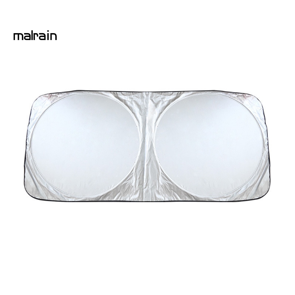 Tấm Che Nắng Hai Vòng Tròn Gắn Kính Chắn Gió Xe Hơi