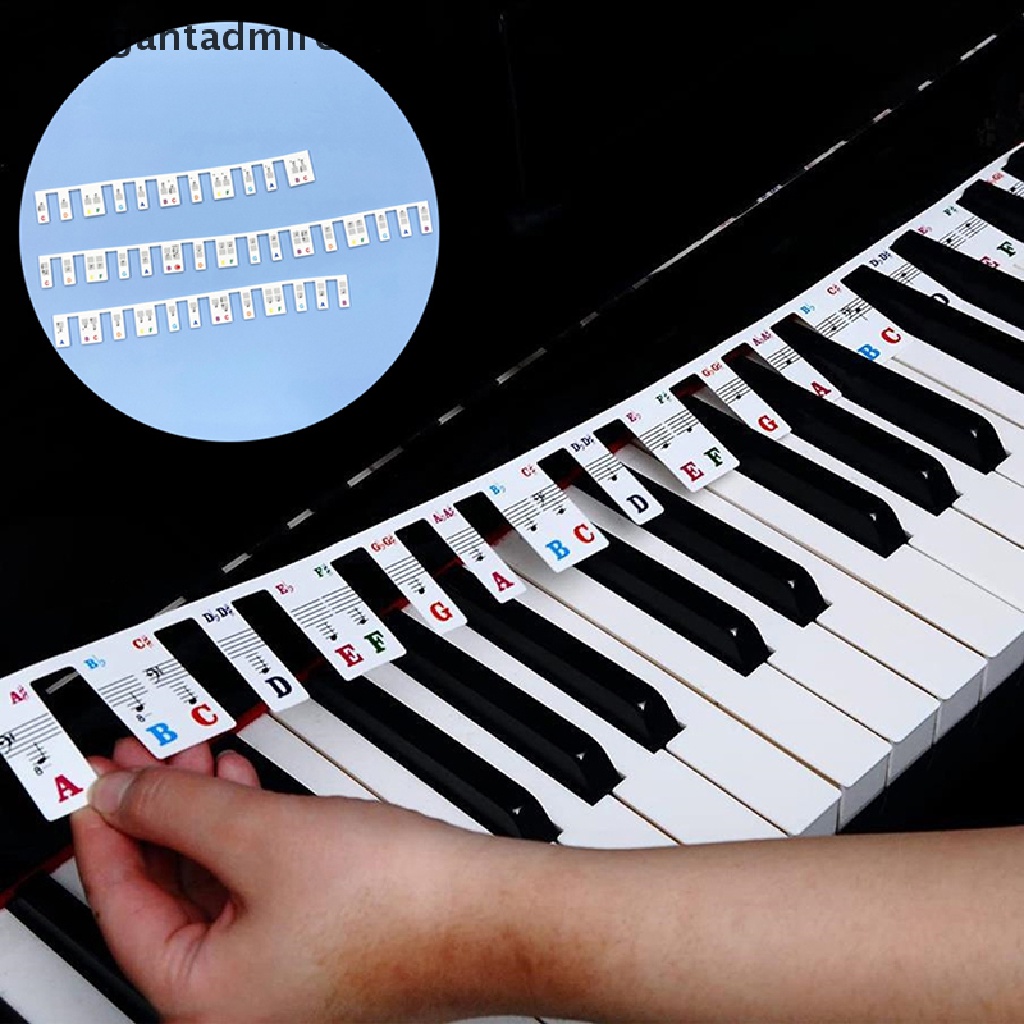 Miếng Dán Ghi Chú Đàn Piano Bằng Silicone Tiện Dụng Cho Người Mới Bắt Đầu
