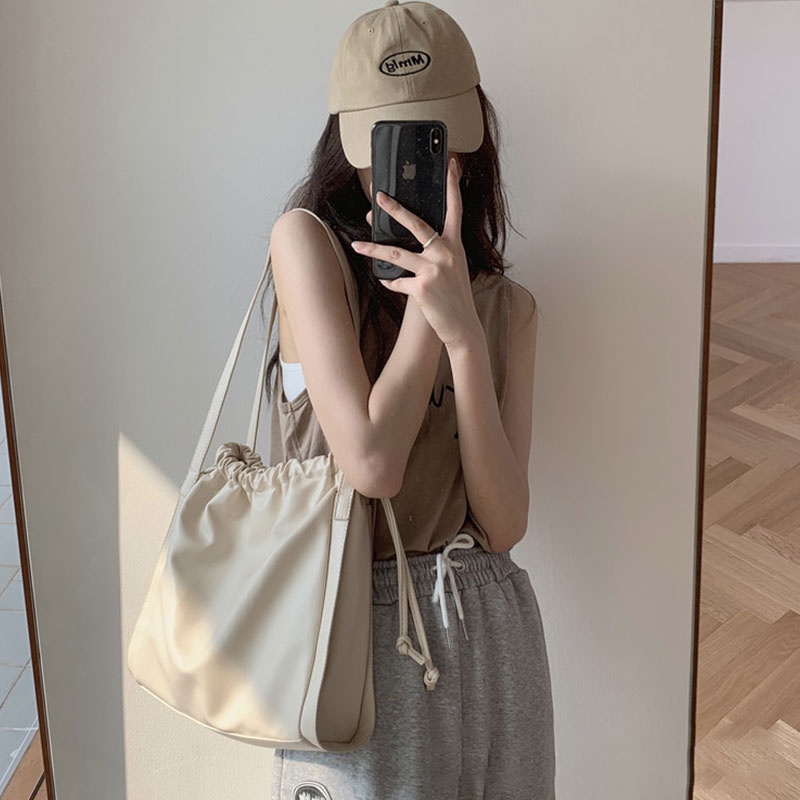 MISCHA Túi tote Đeo Vai Sức Chứa Lớn Chống Thấm Nước Hàng Mới Dành Cho Học Sinh Nữ