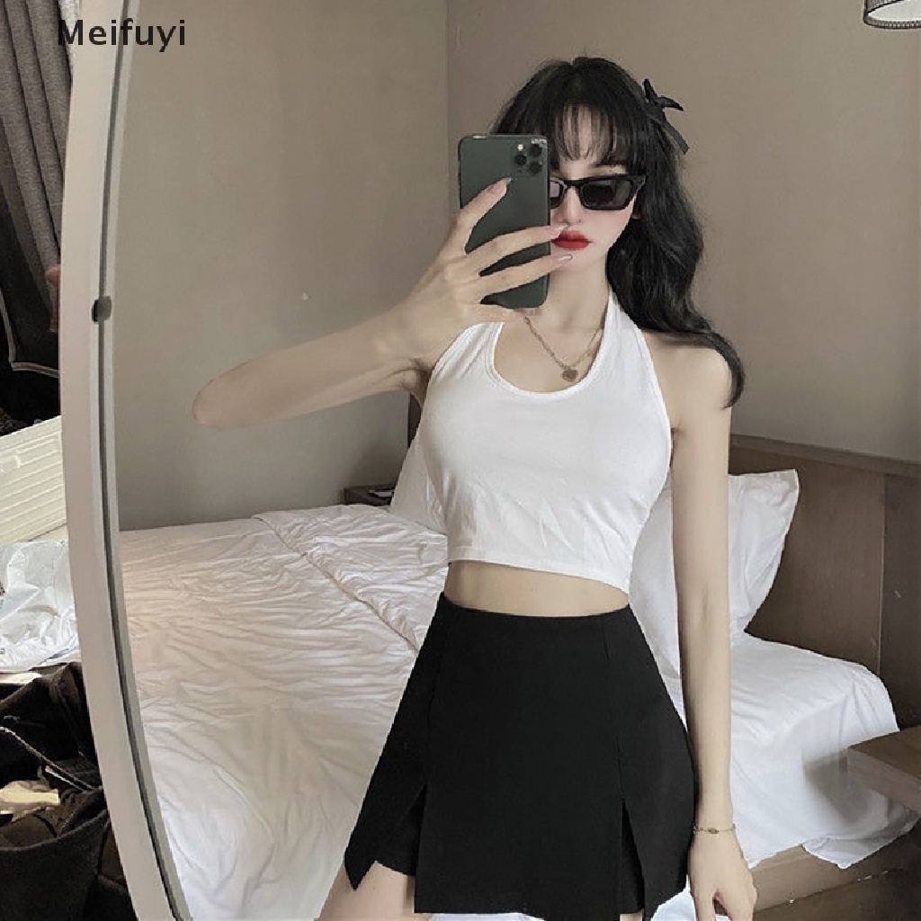 [Meifuyi] Chân Váy Đen Ôm Dáng Không Đối Xứng Mini Quyến Rũ Phong Cách Đường Phố Hàn Quốc Cho Nữ Faldas Y2k COD