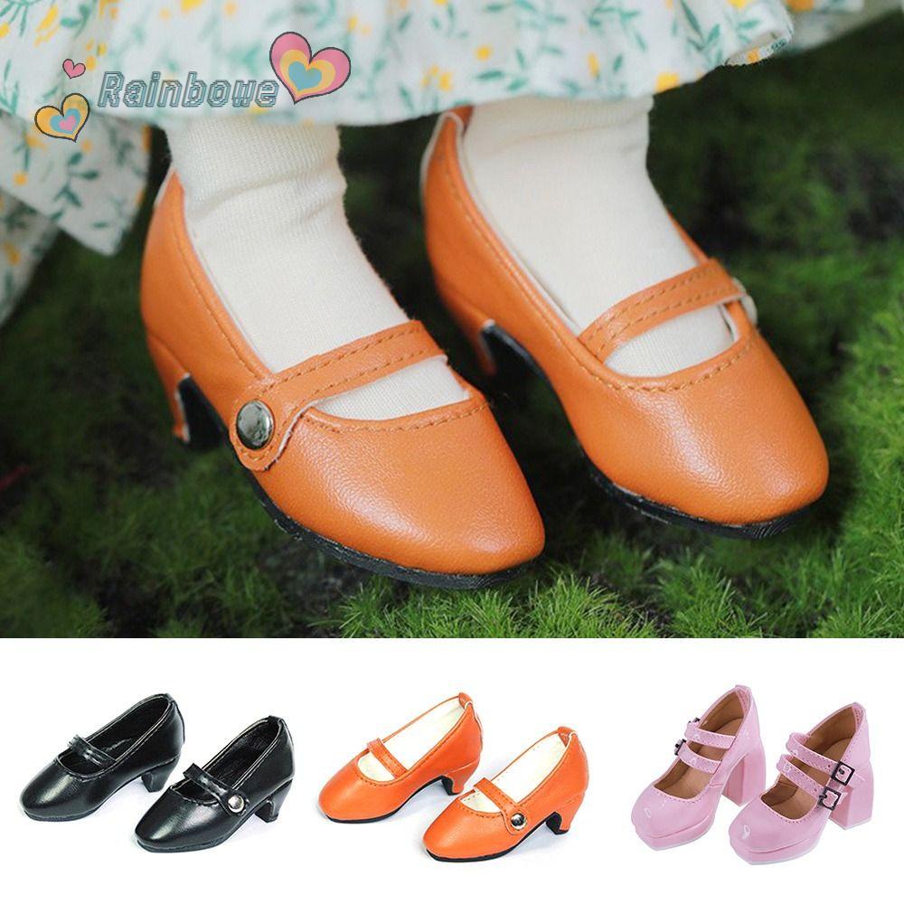 Giày Da PU Màu Cầu Vồng Cho Búp Bê BJD 5 Kiểu
