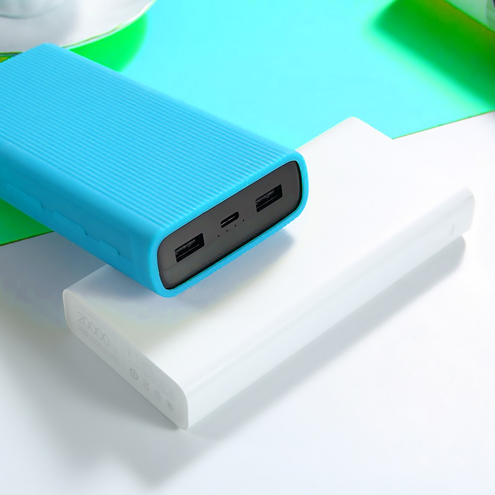 Vỏ Silicon Bảo Vệ Pin Sạc Dự Phòng Xiaomi 3 20000mAh 20000mAh
