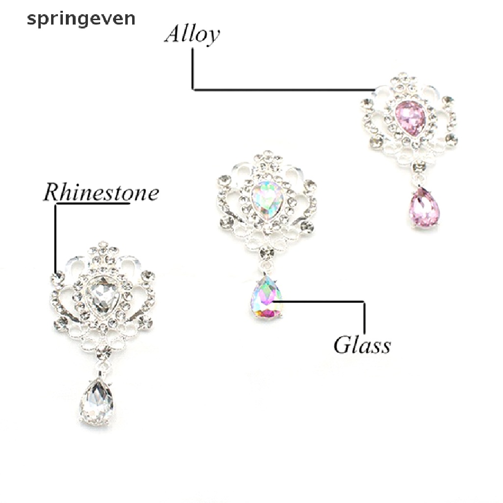 1 Nút Kẹp Tóc Đính Đá 32 * 62MM