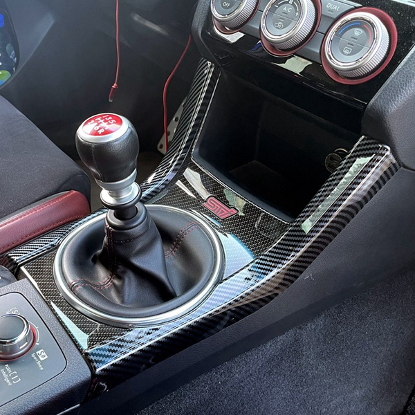 Viền Bọc Bảng Điều Khiển Cần Gạt Số Bằng Sợi Carbon Cho Subaru WRX / WRX STI 2015-2020