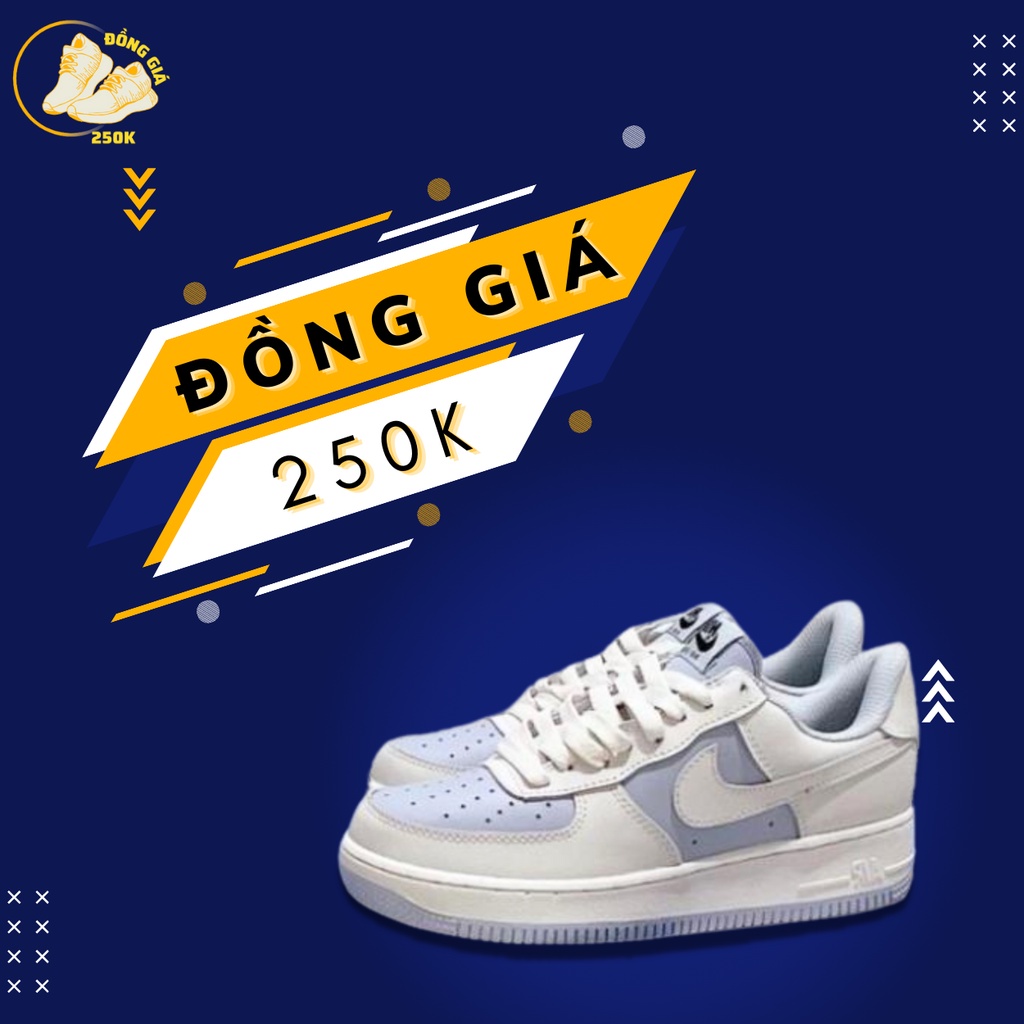 Giày AF1 nam nữ đủ màu trắng, đen, nâu hàng 11 Full Box - Giày thể thao sneaker AF1 Air Force 1 đủ size nam nữ cao cấp