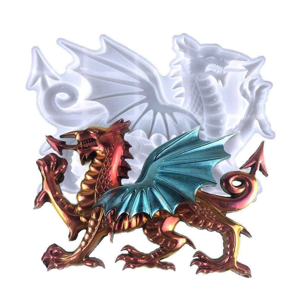 Khuôn Silicone Làm Mặt Dây Chuyền Hình Rồng Độc Đáo