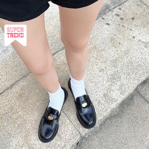 Giày Cao Gót Mũi Tròn Màu Trơn Thoải Mái Thời Trang Dành Cho Nữ