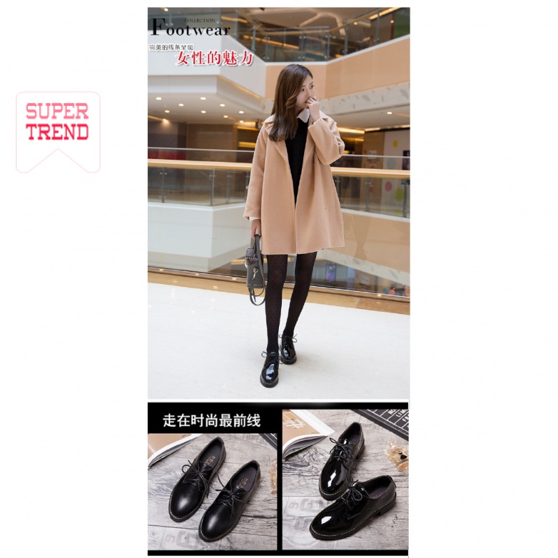 Giày Chất Liệu Bằng Da Thoải Mái Dễ Thương Cho Nữ