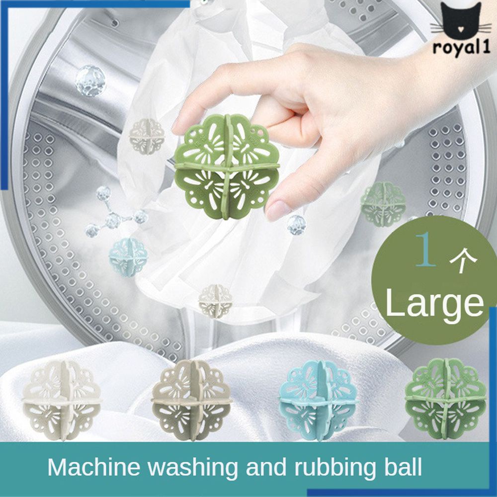 Bóng Giặt Khử Trùng Chống Cuộn Dây Chống Thắt Nút Cho Máy Giặt Áo Ngực Đồ Lót Bóng Giặt Mềm Lớn Bóng Làm Sạch Ma Thuật Royal1.vn