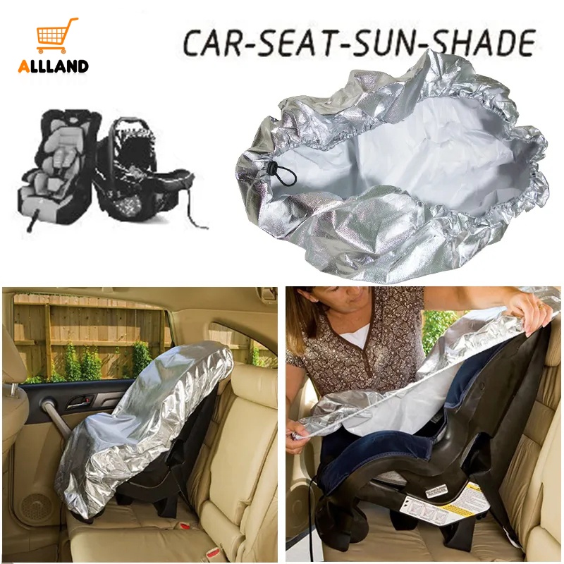 1 Tấm Phim Nhôm Che Nắng / Tia UV Cách Nhiệt Gắn Ghế Ngồi Xe Hơi Cho Bé Ốp