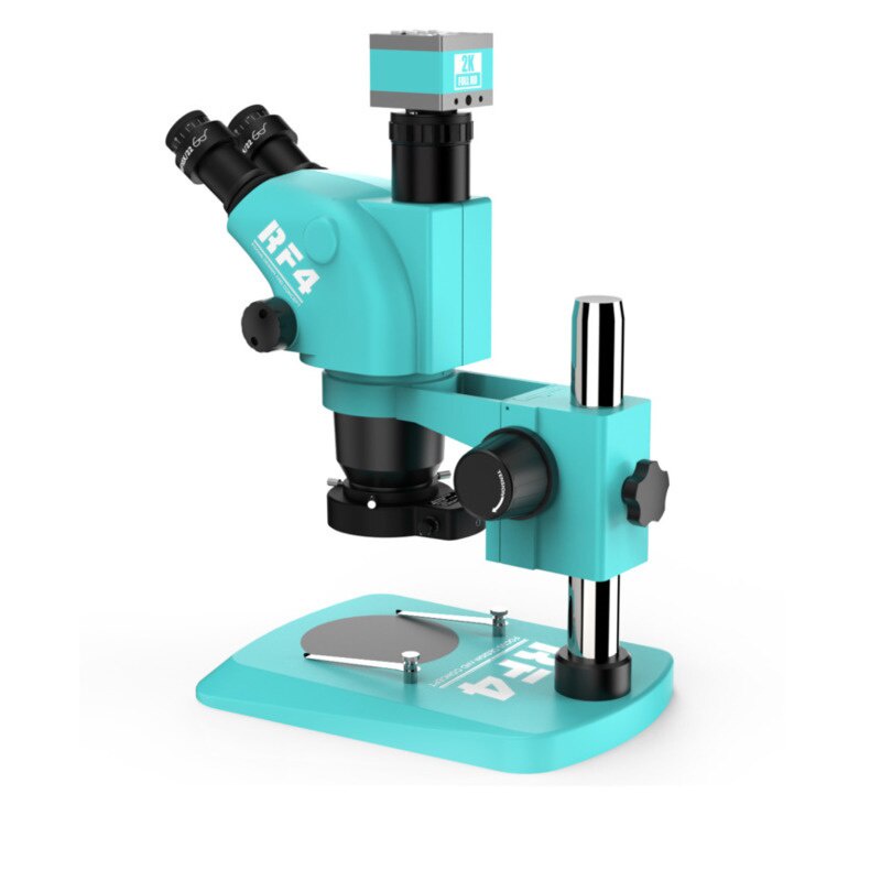 Rf4 RF6565TV 6.5X-65X Stereo Kính Hiển Vi Zoom WF10X/22Mm + Tặng Miếng 144 Đèn LED + Ultra 4K 1080P