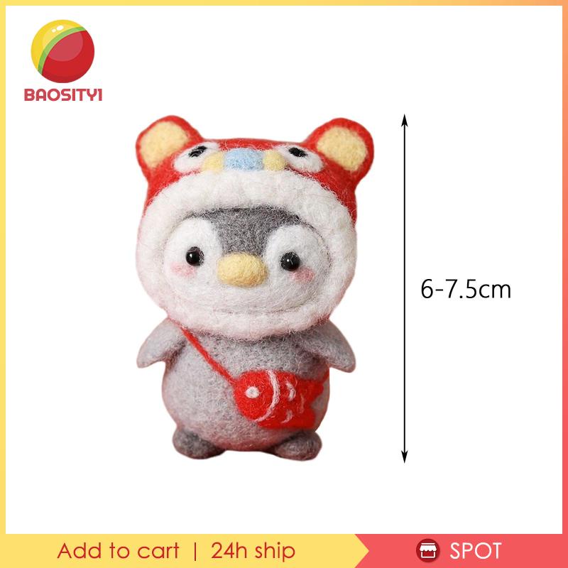 [Baosity1] Mặt Dây Chuyền Hình Chim Cánh Cụt Bằng Vải Nỉ Dễ Thương Làm Quà Tặng Cho