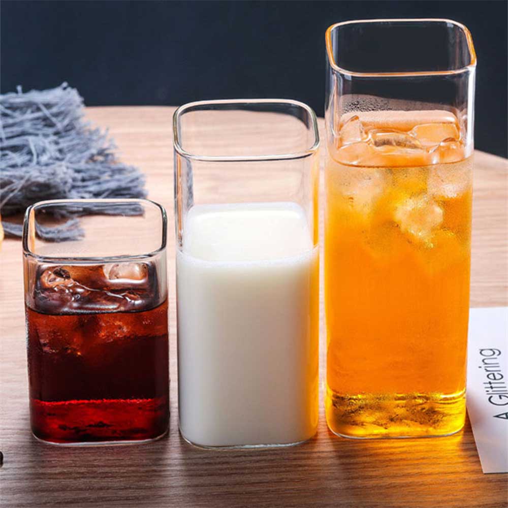 Cốc Thủy Tinh Dày Hai Lớp Cách Nhiệt Có Nắp Kèm Ống Hút 400ml Sáng Tạo