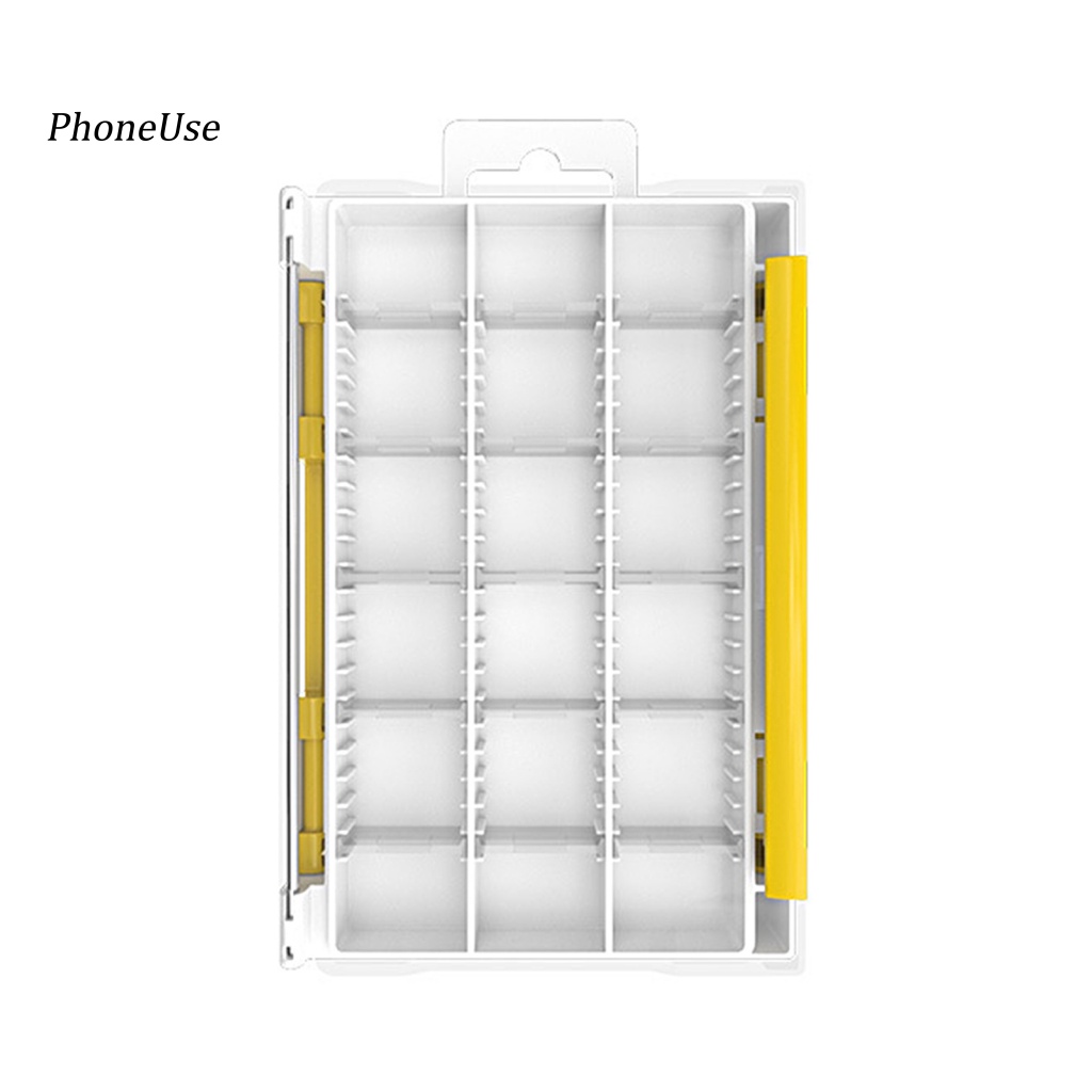 Hộp Đựng Mồi Câu Cá Hai Mặt Bằng PU Sức Chứa Lớn Đa Năng An Toàn Chống Mài Mòn