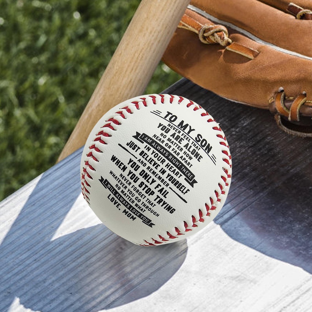 Quả Bóng Chày Bằng Da PVC Lõi Nút Bần 9 Inch Cho Người Mới Bắt Đầu