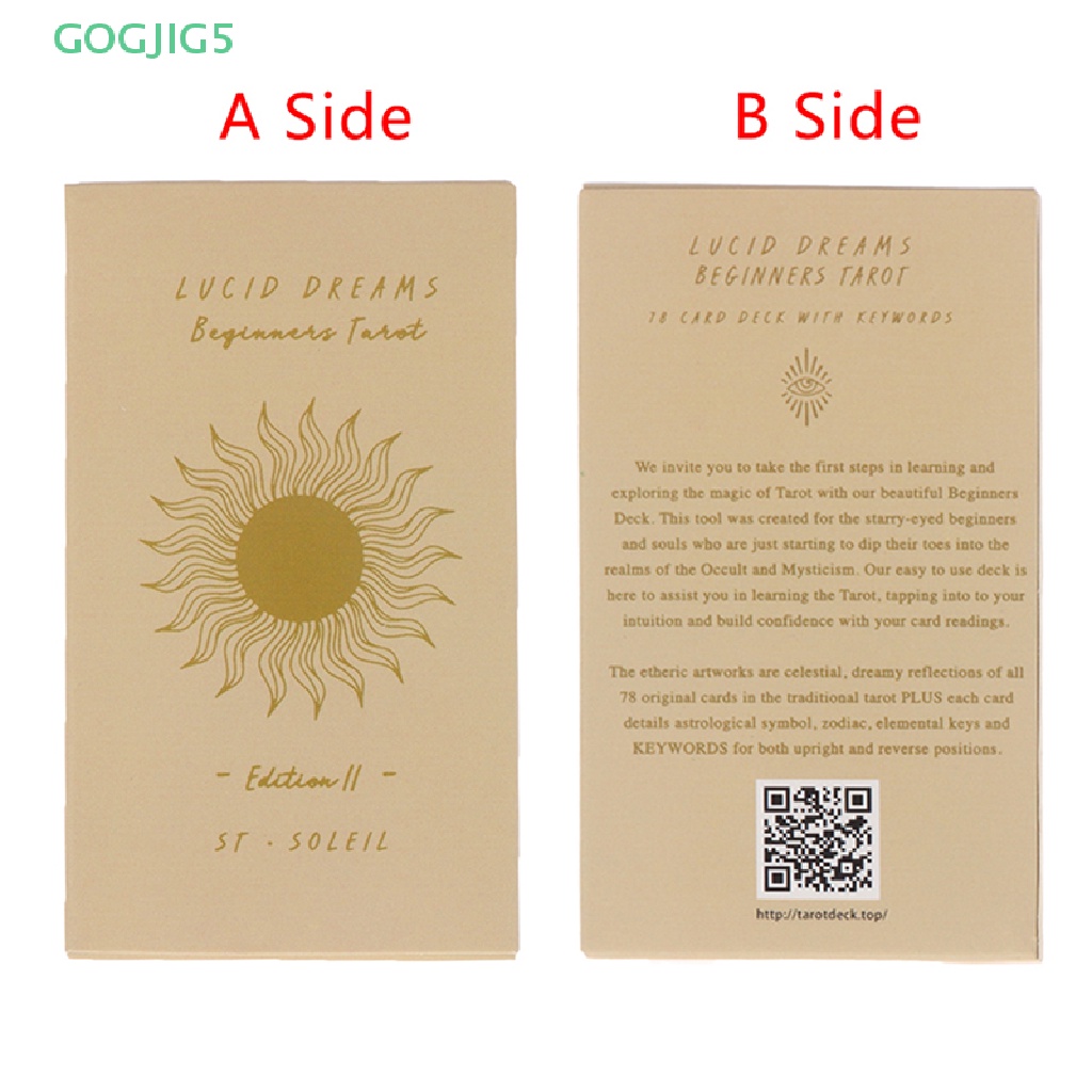 Bộ Bài Tarot Lucid Dreams Dành Cho Người Mới Bắt Đầu GOGJIG5
