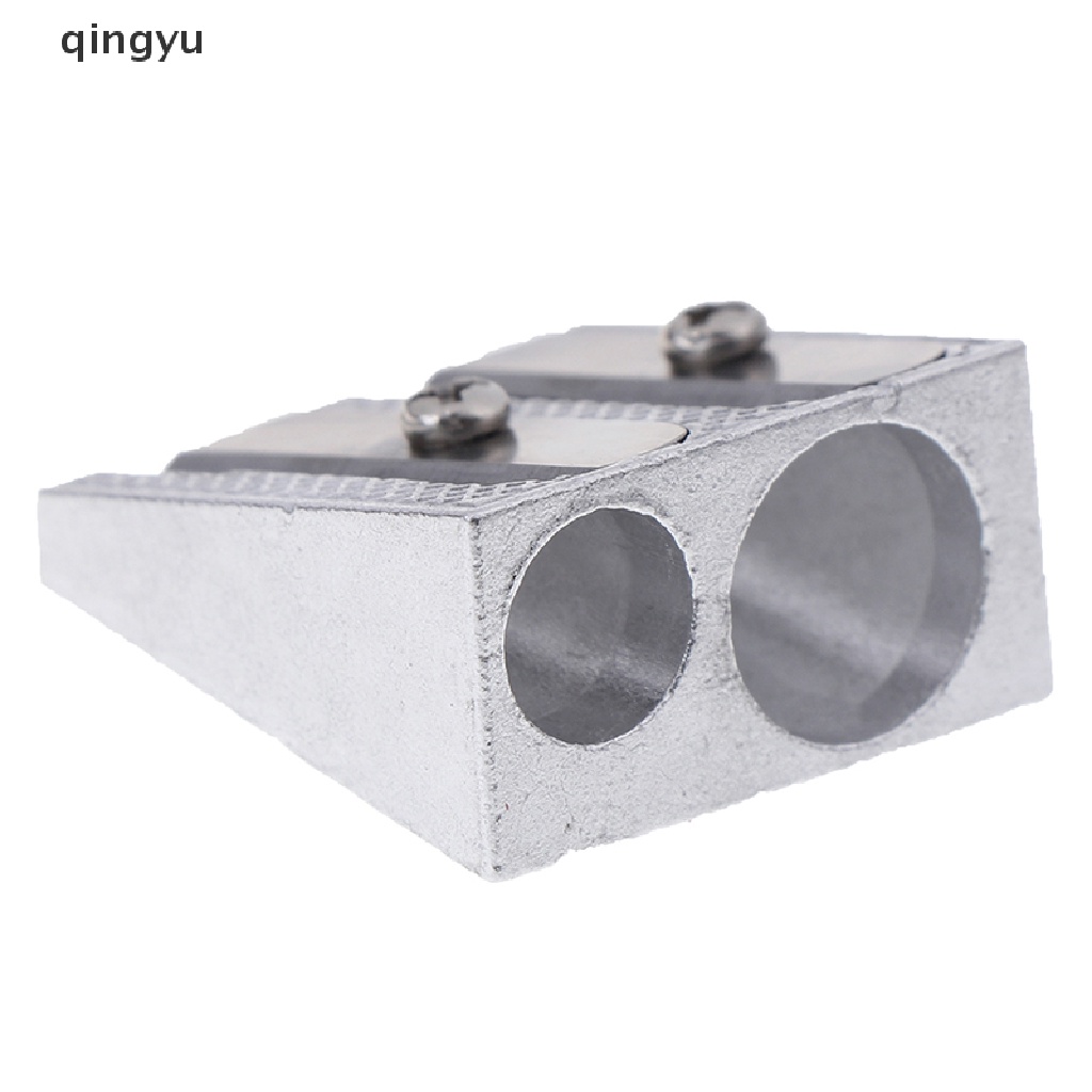 Set 2 Đồ Chuốt Bút Chì Hai Lỗ Bằng Hợp Kim Nhôm