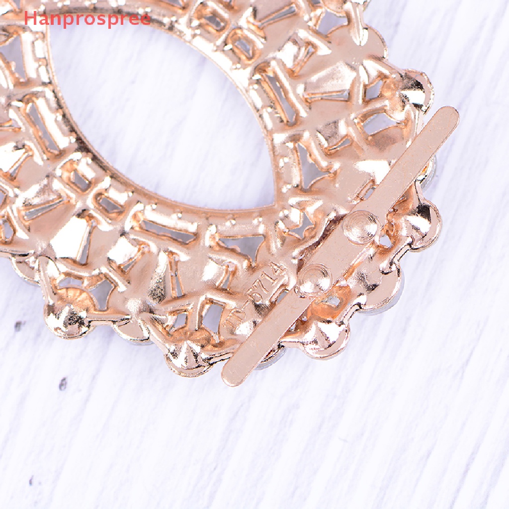 1 Kẹp Kim Loại Đính Đá Trang Trí Giày Cho Cô Dâu