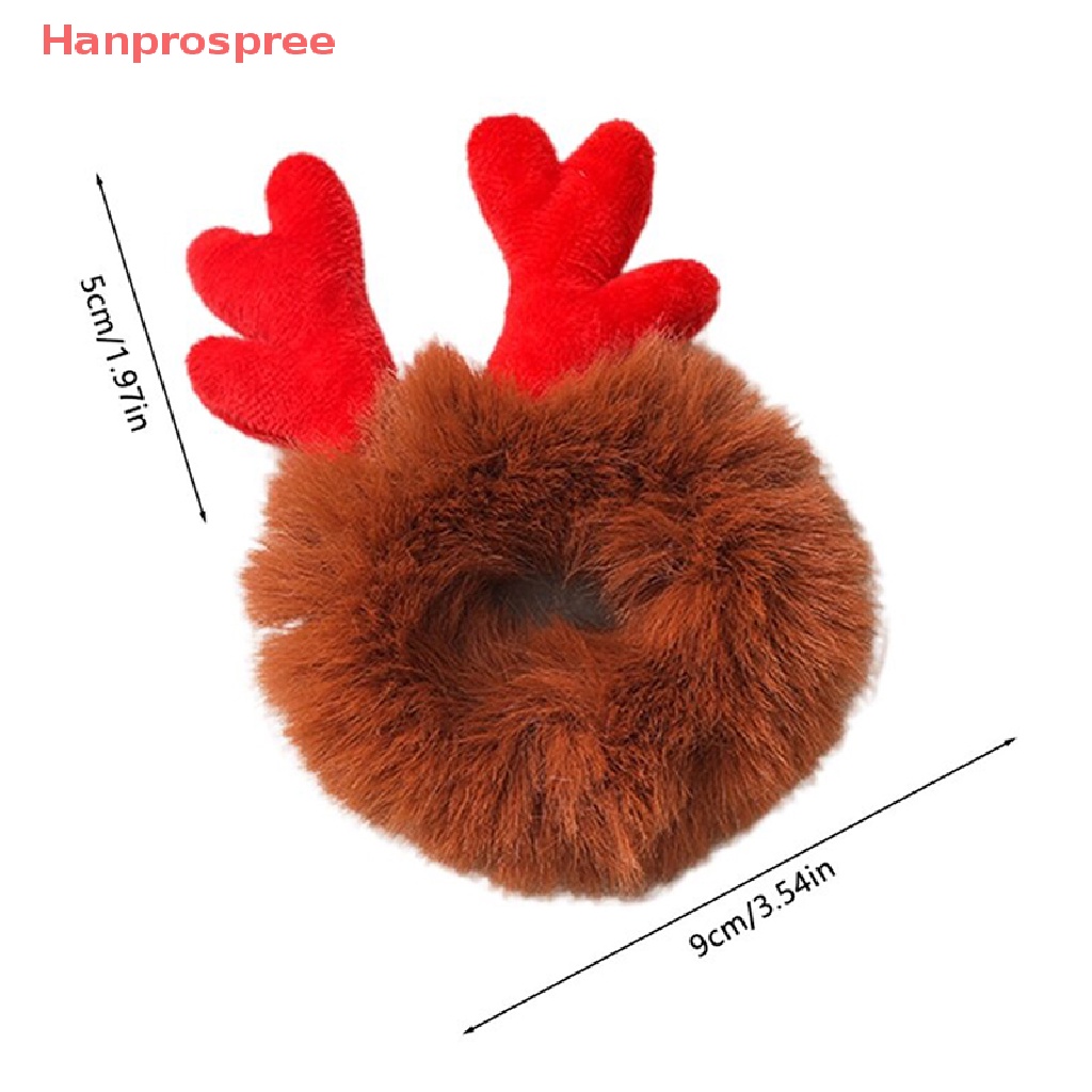 Băng Đô Cài Tóc Hình Sừng Tuần Lộc Giáng Sinh Bằng Cao Su Xinh Xắn