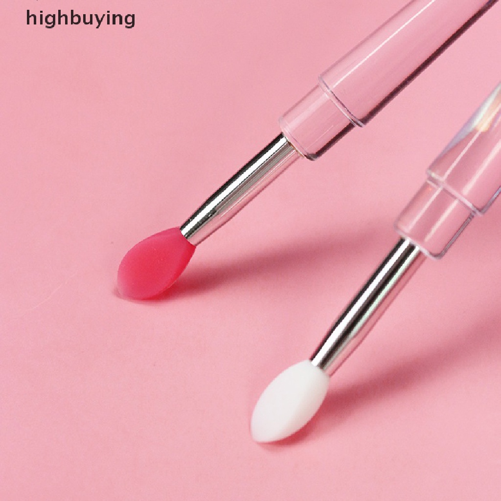 1 Cọ Tô Son Môi Bằng Silicone Kèm Muỗng Và Nắp Đậy Chống Bụi Tiện Dụng