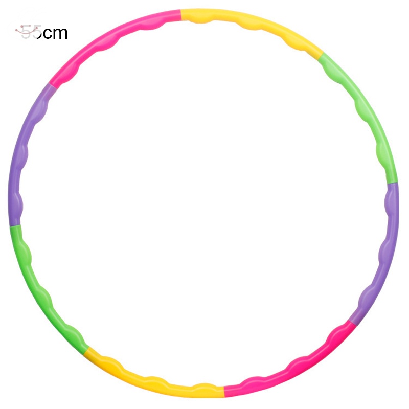 Vòng Lắc Eo Tập Thể Dục Nhiều Màu Sắc Có Thể Tháo Rời Cho Người Lớn Và Trẻ Em