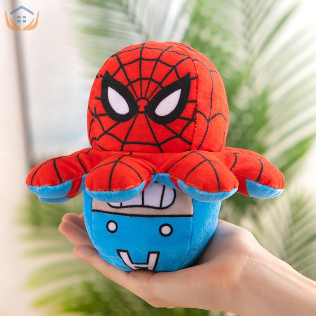 Thú Nhồi Bông Hình Bạch Tuộc / Người Nhện Hai Mặt Lật Cho Bé Tkc6368