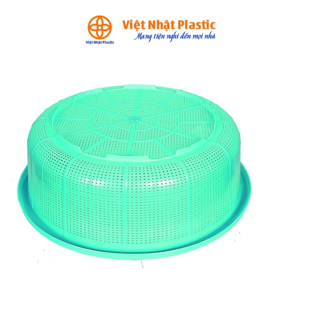Rổ, giá nhựa tròn Việt Nhật. Kích thước: 28 x 20.5 x 10 cm. Hàng Việt Nam chất lượng cao