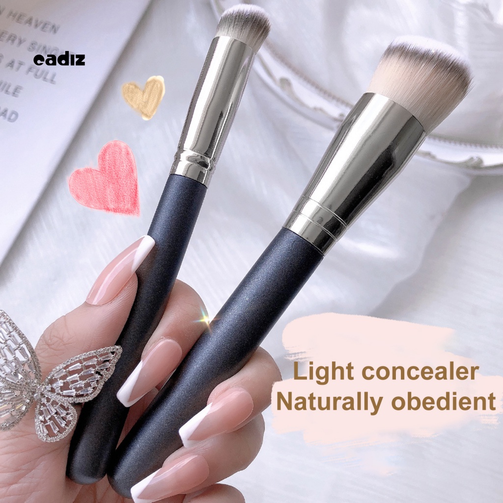 Bộ 2 Cọ Trang Điểm Đầu Tròn Bằng Sợi Nhân Tạo Thoải Mái