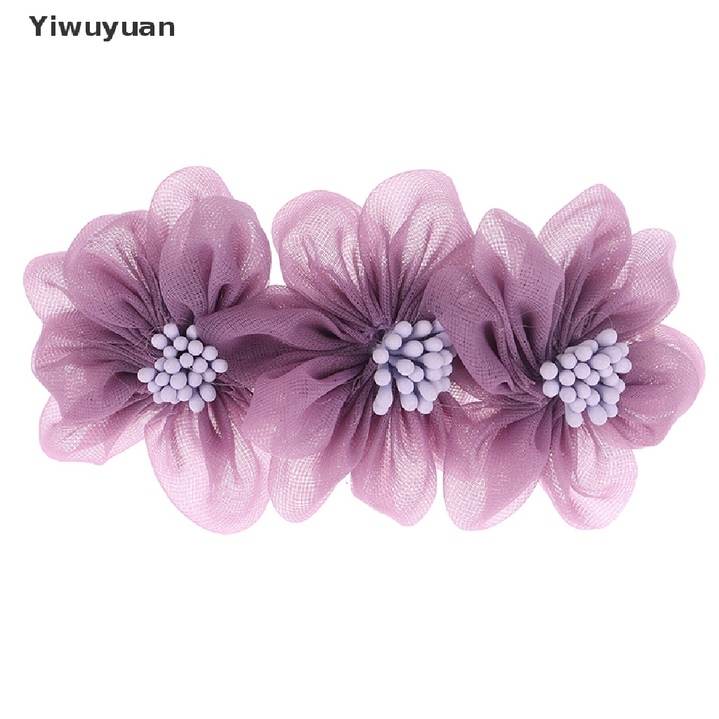 Kẹp Tóc Hình Hoa Trà Đính Ngọc Trai Màu Trắng Hồng Thanh Lịch Kiểu Hàn Quốc < Yiwuyuan >