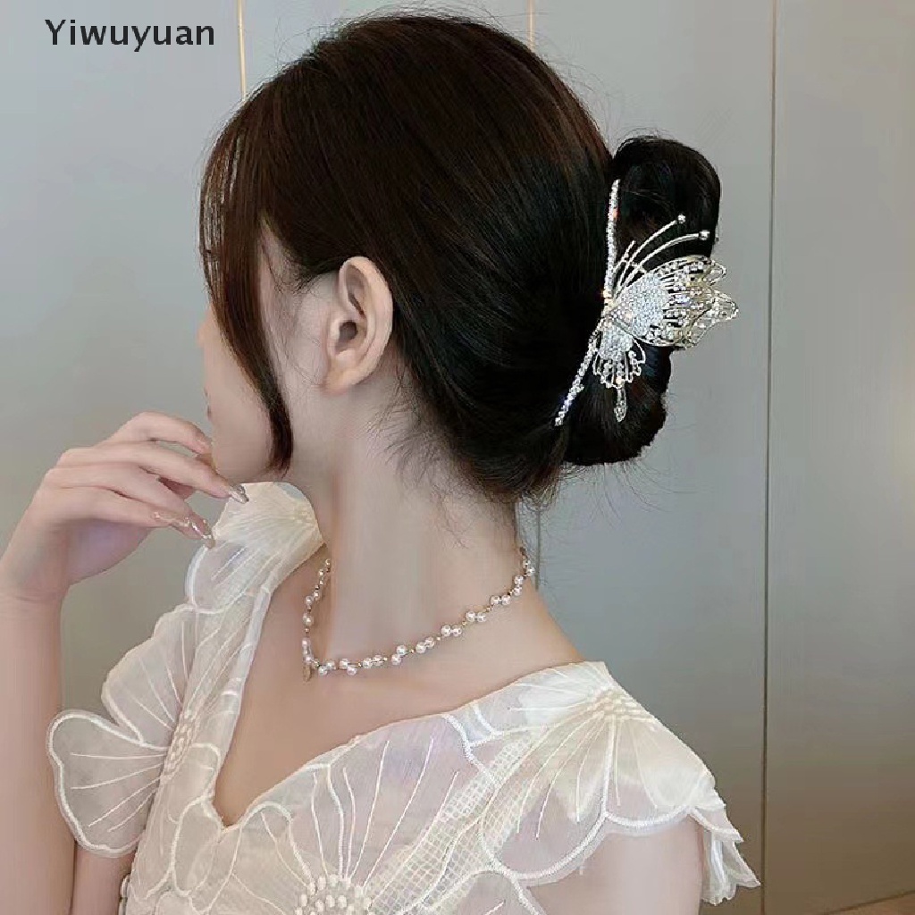 Kẹp Tóc Bướm Đính Đá Thời Trang Cho Nữ