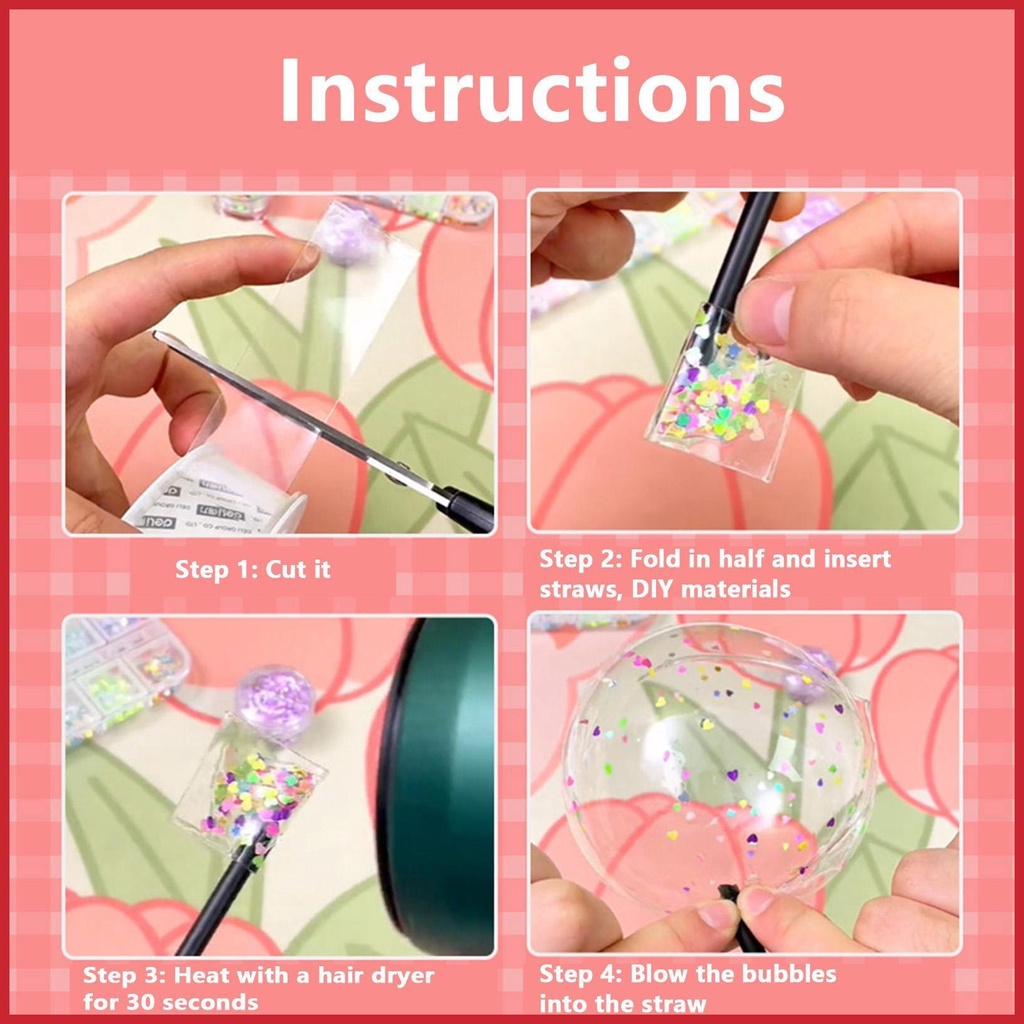 Đồ Chơi Thổi Bong Bóng Nano Siêu Co Giãn DIY Dành Cho Tiệc Tùng