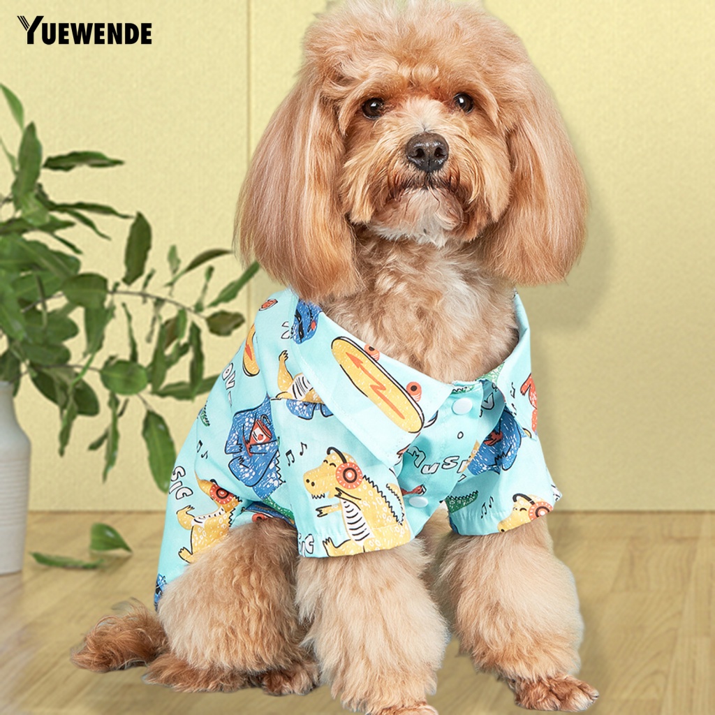 Yue.z Áo Ngắn Tay Hai Lớp Thời Trang Mùa Hè Cho Thú Cưng