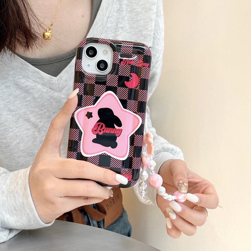 Ốp Điện Thoại IMD Mềm Chống Sốc Có Dây Đeo Cho IPhone 14 13 12 11 Pro Max