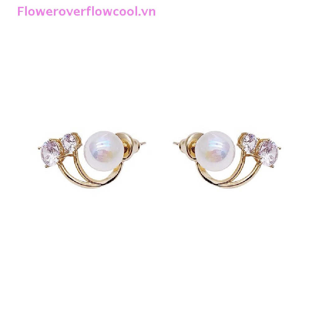 1 Đôi Bông Tai Ngọc Trai Thời Trang Nữ Tính