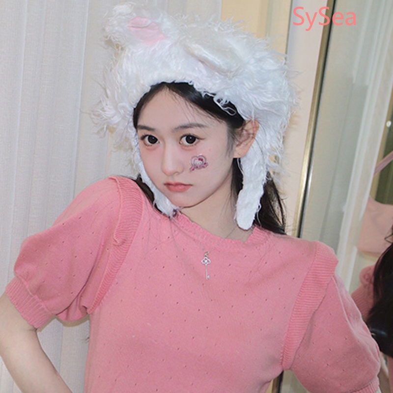 Áo Dệt Kim Tay Phồng Thời Trang Hàn Quốc Dành Cho Nữ