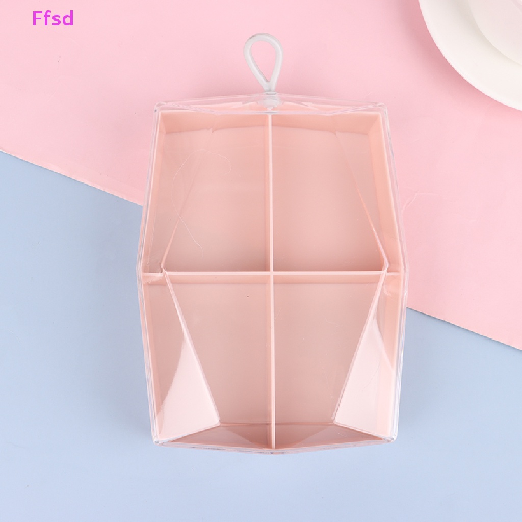 Giá Đỡ 4 Ngăn Phơi Khô Bông Mút Trang Điểm Tiện Dụng