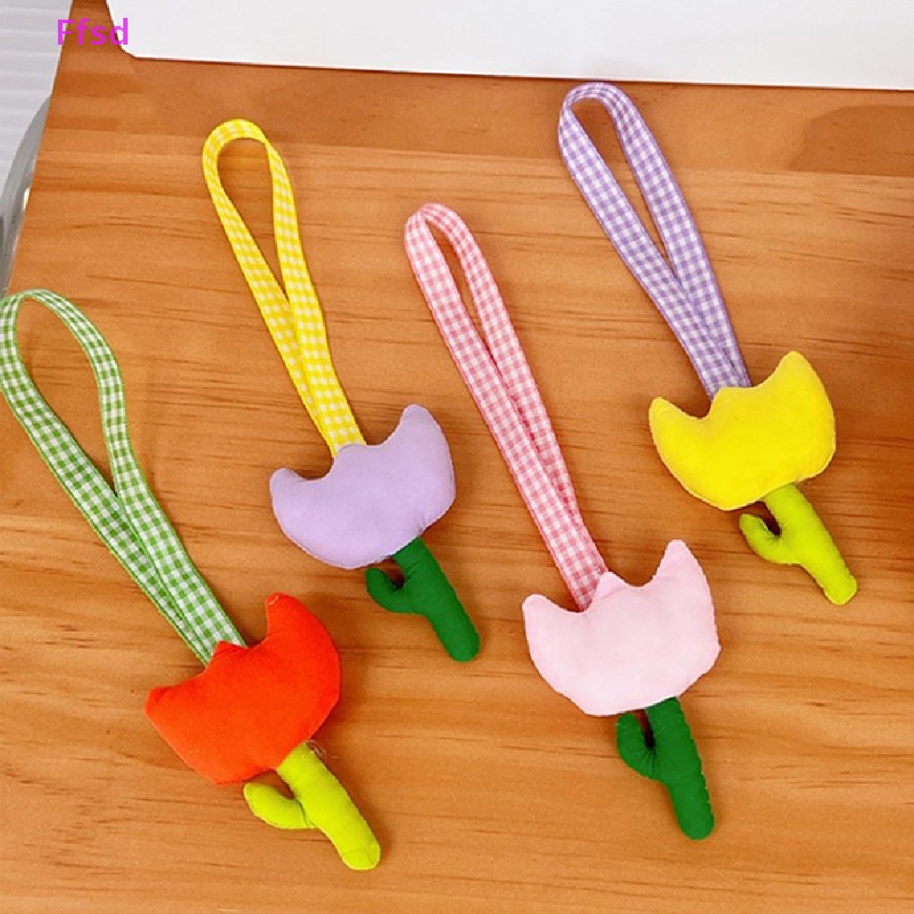 {Ffsd} Móc Khóa Búp Bê Hoa Tulip Đồ Chơi Cho Túi Xách Điện Thoại Kawali * Bán Chạy