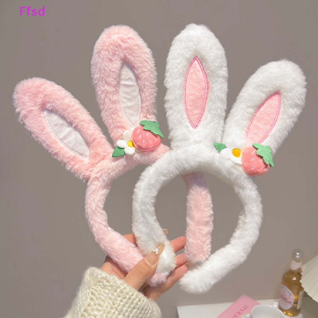 {Ffsd} Băng Đô Tai Thỏ / Dâu Tây / Hoa Hướng Dương / Tai Thỏ Quà Tặng Sinh Nhật Lễ Phục Sinh Cho Bé Gái