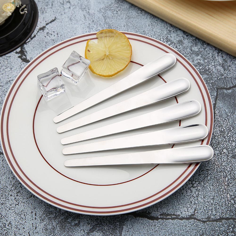 【VARSTR】Creative Tableware Flat Spoons Mix Spoons Stainless Steel Anti-corrosion