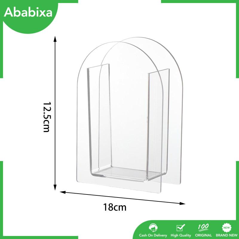 Bình Hoa Trong Suốt Họa Tiết Hình Học Độc Đáo