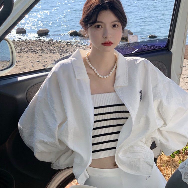 Áo Khoác Thể Thao Dáng Rộng Thiết Kế Mỏng Kiểu Dáng Mới Năng Động Thời Trang Dành Cho Nữ