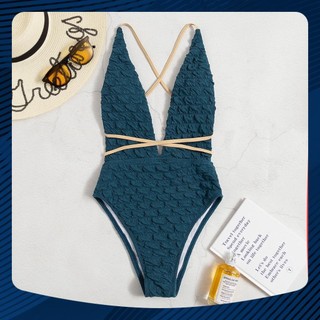Bộ bikini liền thân sexy khoét sâu cực gợi cảm BM19