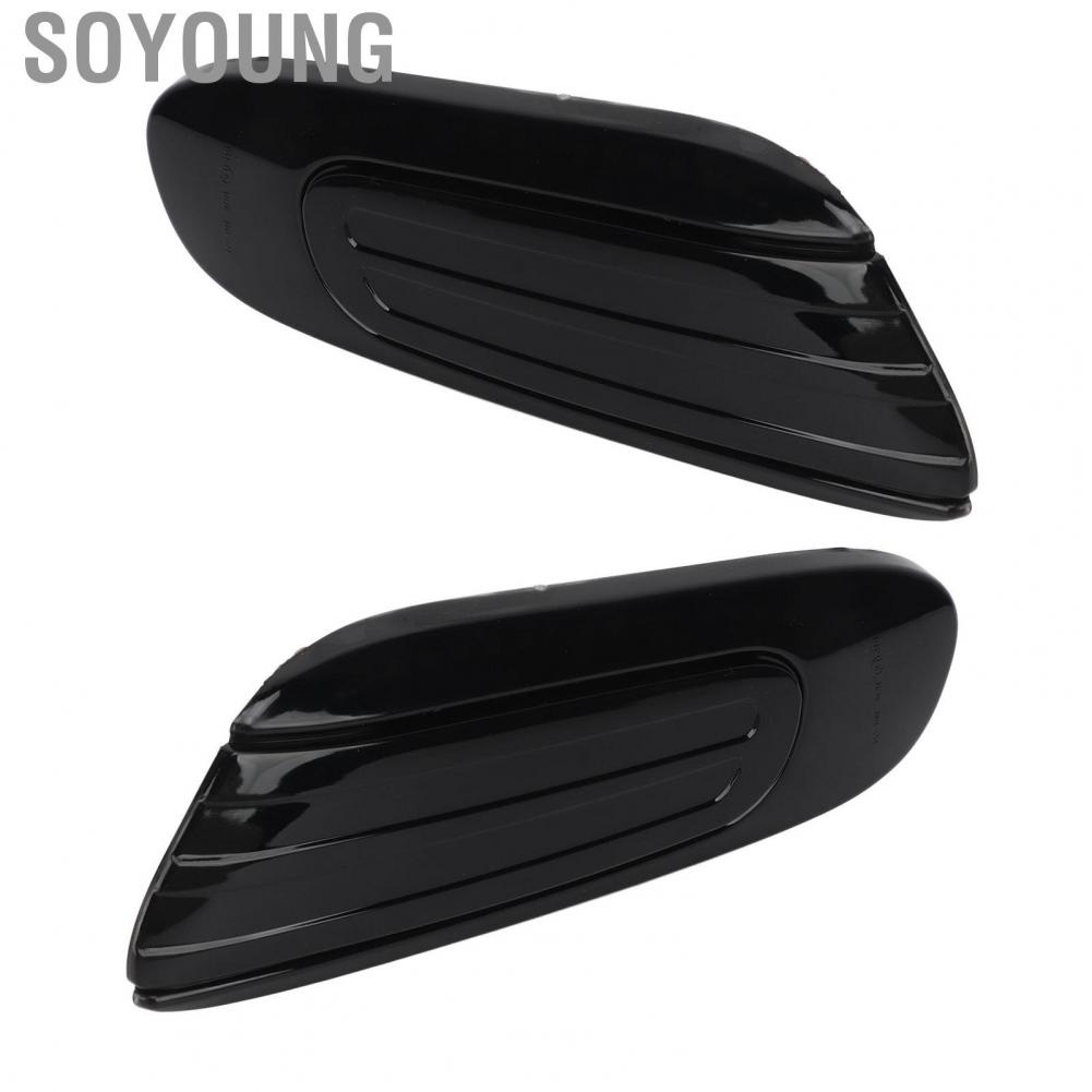 Soyoung Pair of Side Marker Light Smoked Lens Amber Lighting Replacement for MINI COOPER F55 F56 F57 2014 2015 2016 2017  Blinke