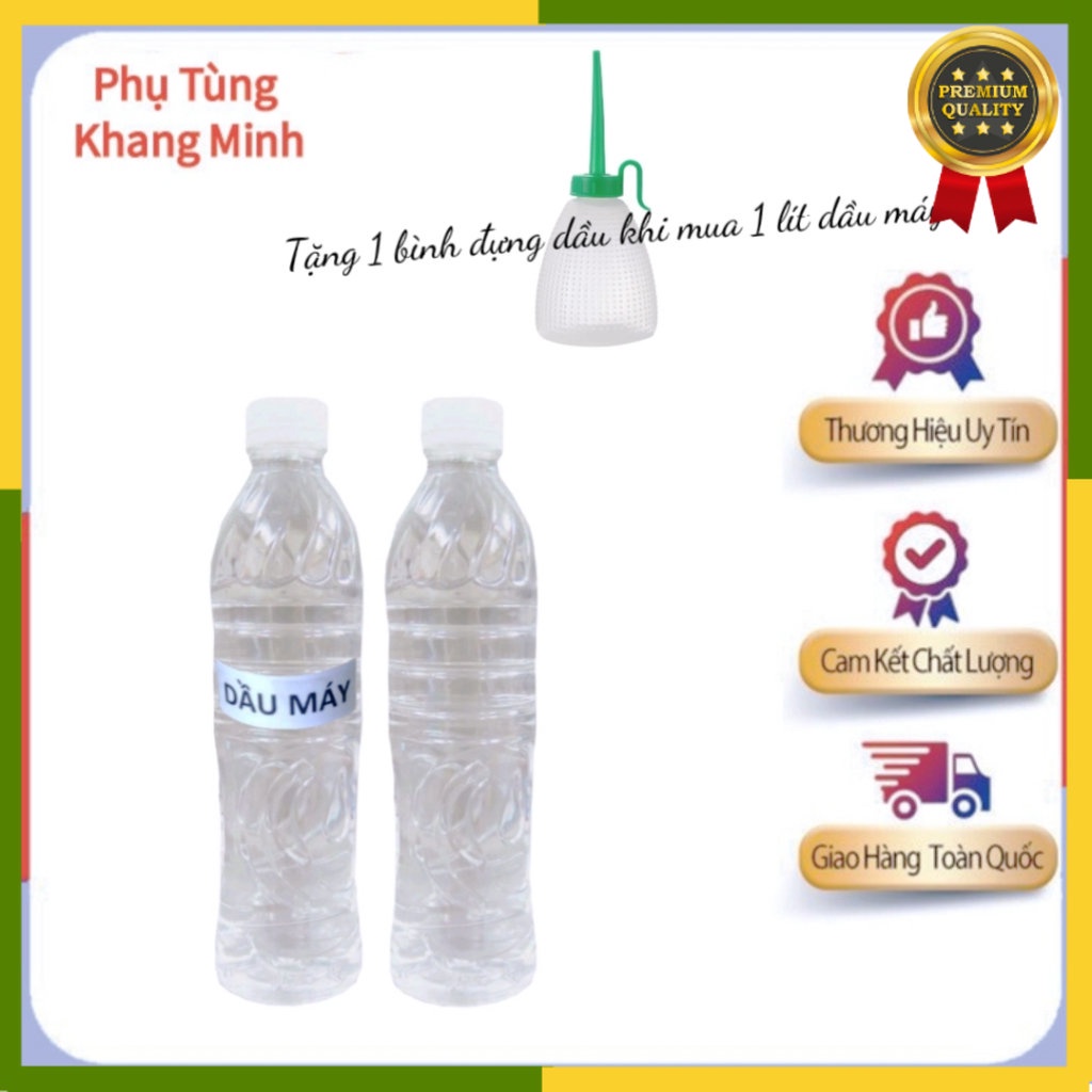 1 Lít Dầu Máy Khâu Loại Tốt. Dùng Tra Máy May Công Nghiệp, Máy Chạy Bộ, Tông Đơ, Quạt Điện