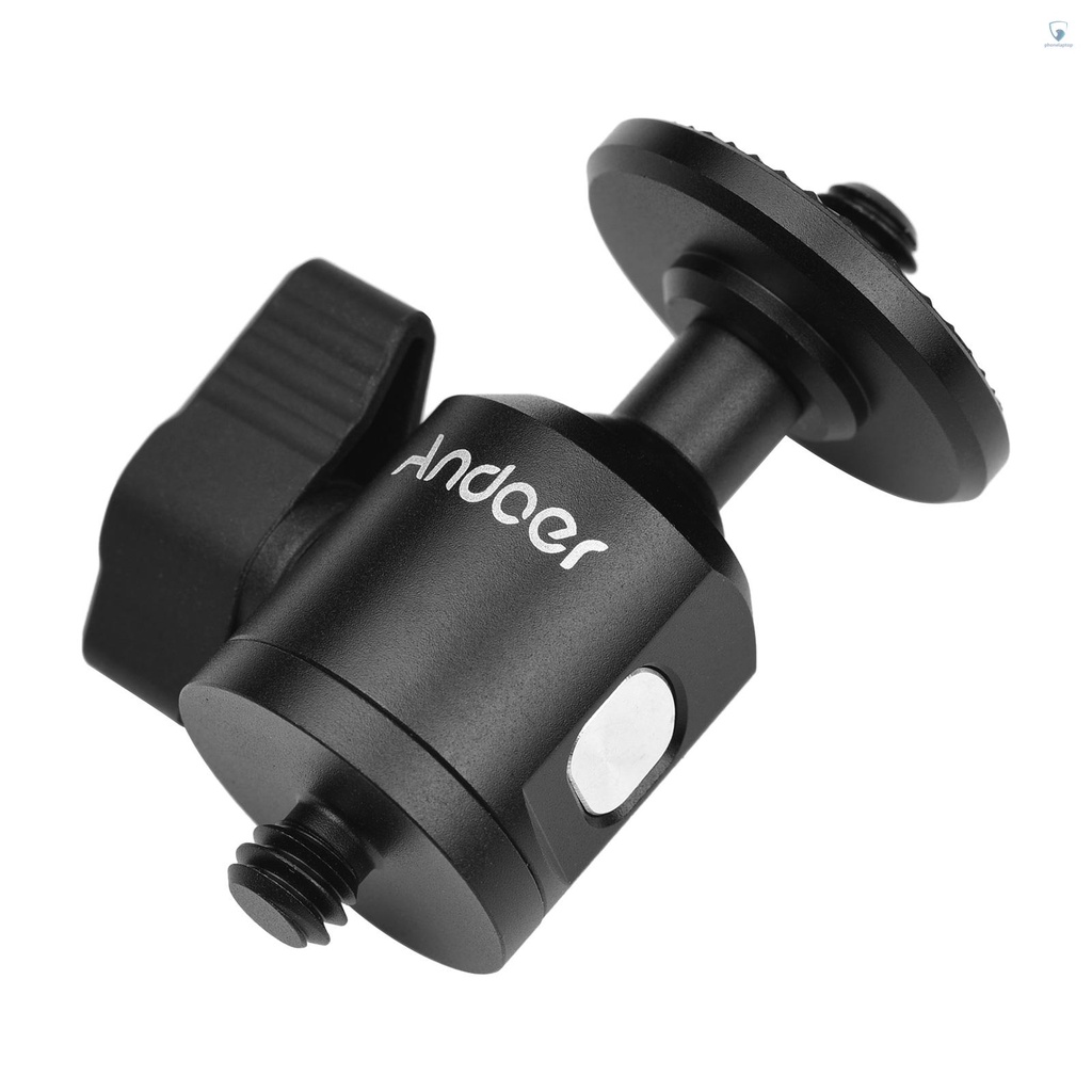 Đầu Nối Chuyển Đổi Ốc Vít 1 / 4 Inch Sang Ốc Vít 1 / 4 Inch Cho Chân Máy Ảnh Andoer