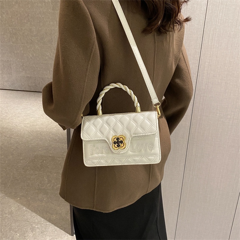 Túi Xách Đeo Vai Hình Vuông Cỡ Nhỏ Phong Cách Phương Tây Đơn Giản Cho Nữ