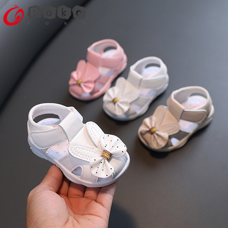 Giày Sandal Công Chúa Đế Mềm Chống Trượt Thời Trang Mùa Hè Cho Bé Gái 0-1 - 3 Tuổi
