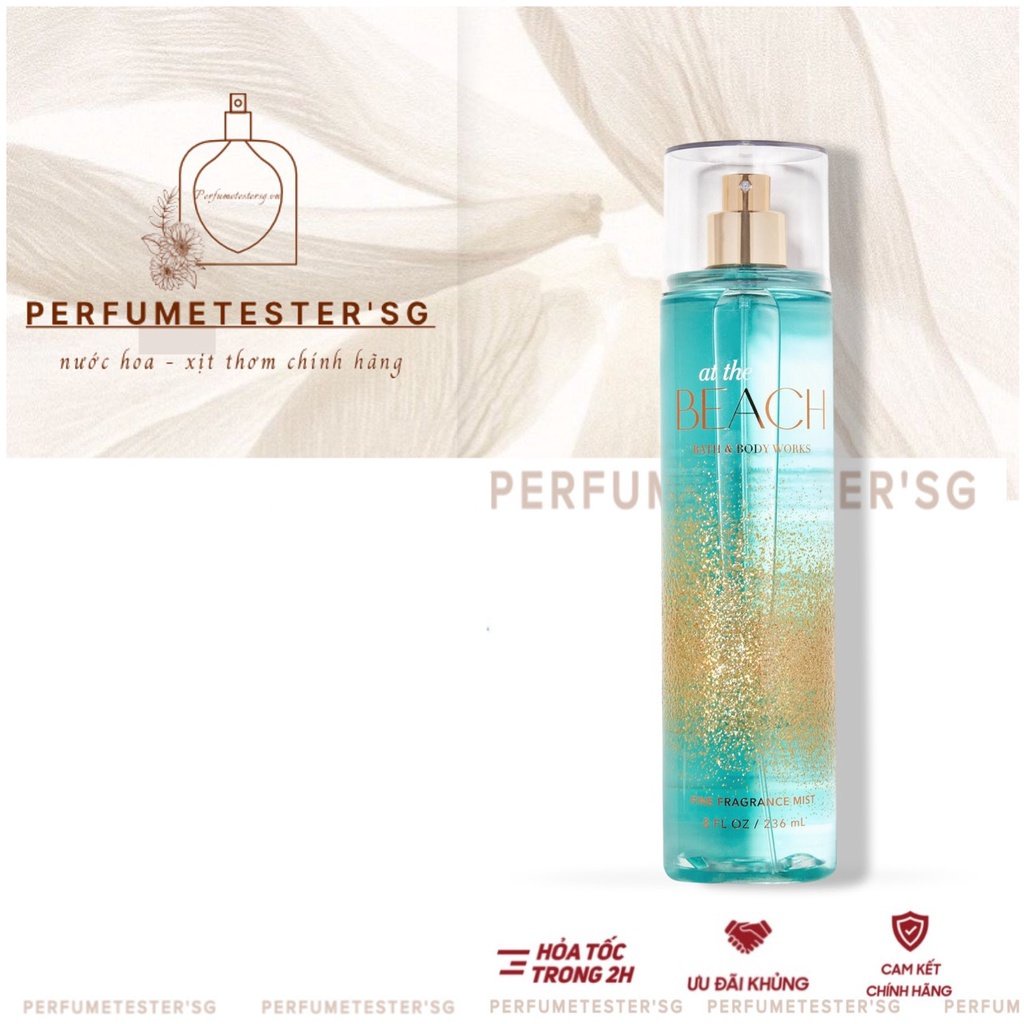 Xịt thơm  Bath & Body Works mùi At the Beach -𝒑𝒆𝒓𝒇𝒖𝒎𝒆𝒕𝒆𝒔𝒕𝒆𝒓